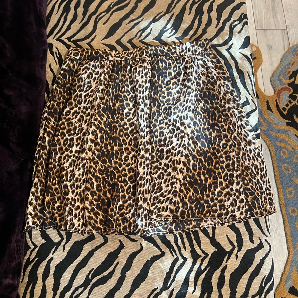 French Grey Wild Pattern Skirt